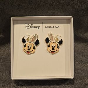 BaubleBar Disney Mickey Mouse Earrings - Black and White
